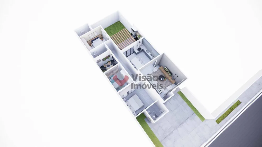 Casa, 3 quartos, 95 m² - Foto 2