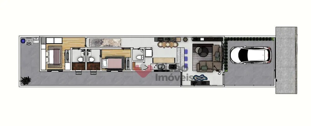 Casa, 2 quartos, 72 m² - Foto 5