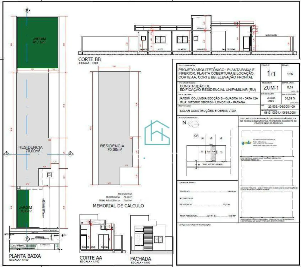 Casa, 2 quartos, 70 m² - Foto 7
