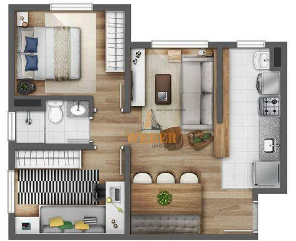 Apartamento à venda com 2 quartos, 47m² - Foto 10