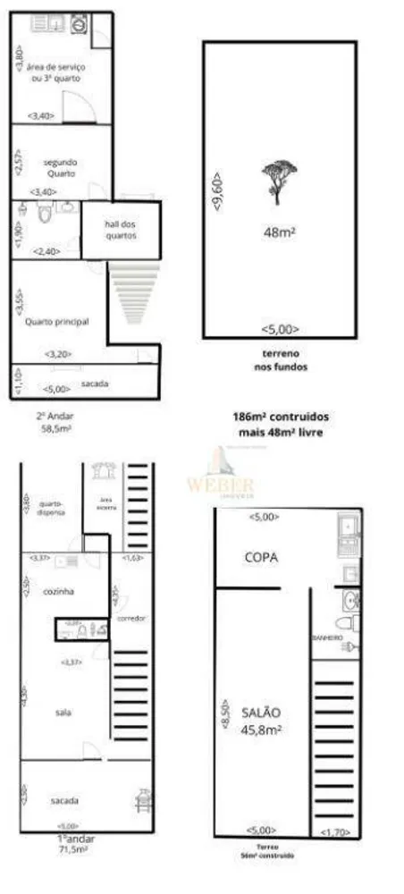 Sobrado, 3 quartos, 150 m² - Foto 12