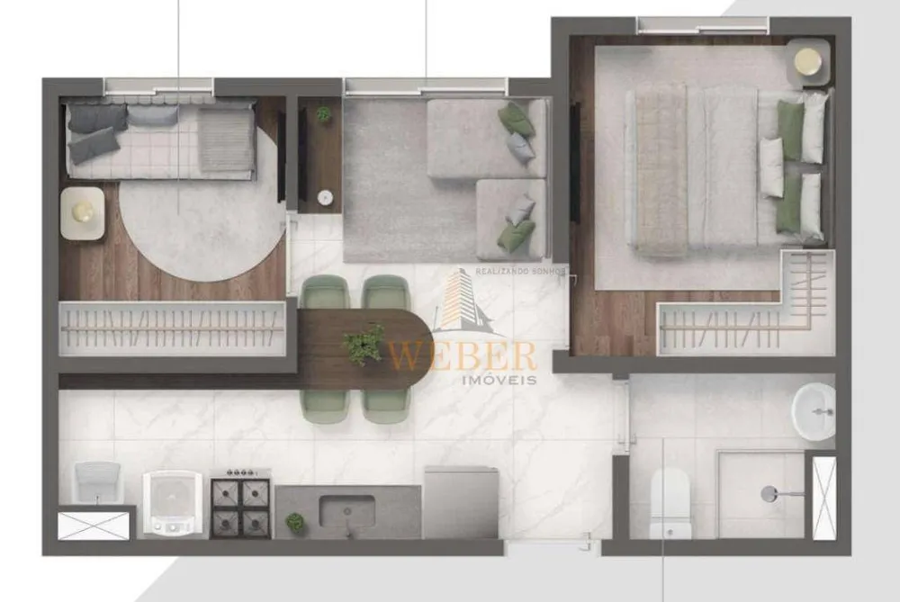 Apartamento, 2 quartos, 34 m² - Foto 4