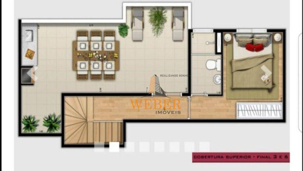 Cobertura, 3 quartos, 94 m² - Foto 4