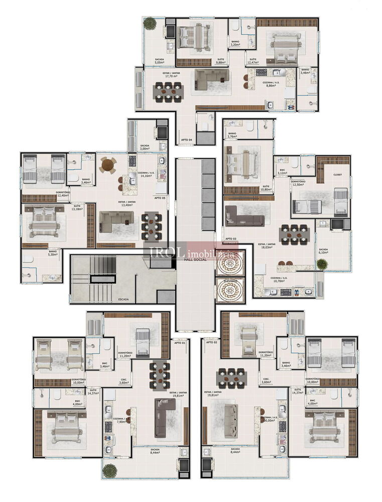 Apartamento, 2 quartos, 96 m² - Foto 51