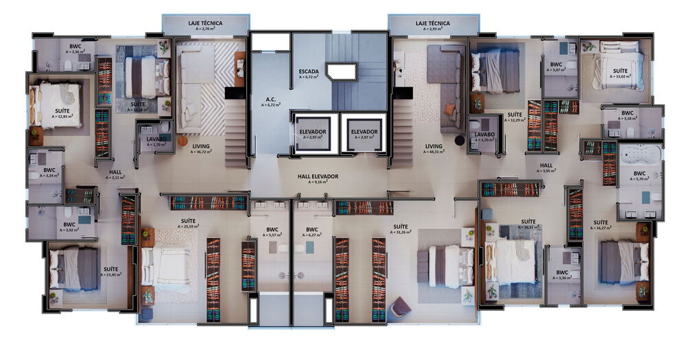Apartamento, 3 quartos, 122 m² - Foto 14