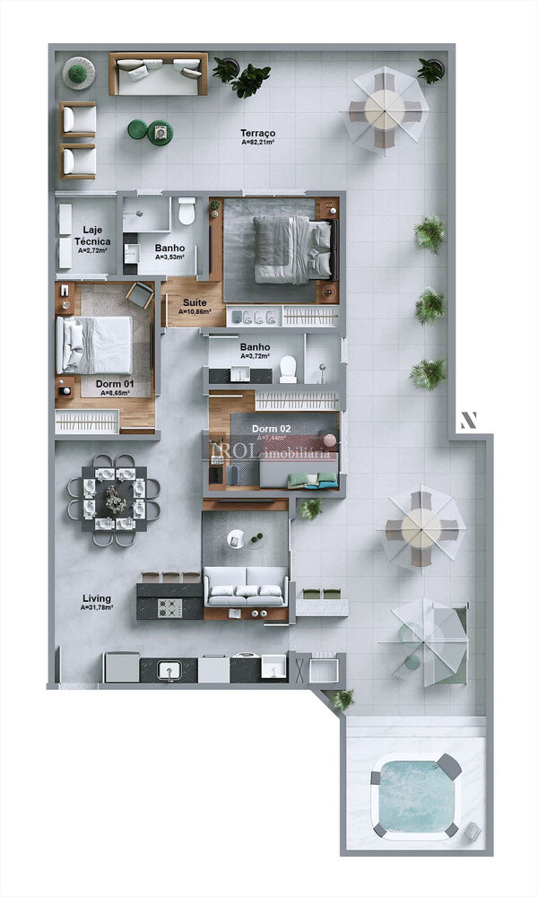 Apartamento, 2 quartos, 80 m² - Foto 17