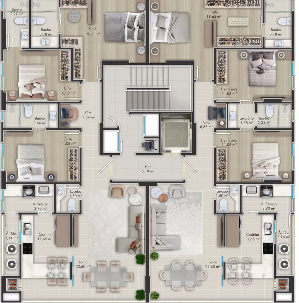 Apartamento, 4 quartos, 230 m² - Foto 25
