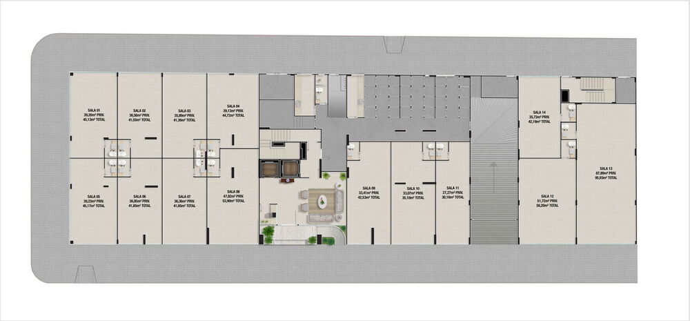 Sala-Conjunto, 44 m² - Foto 15