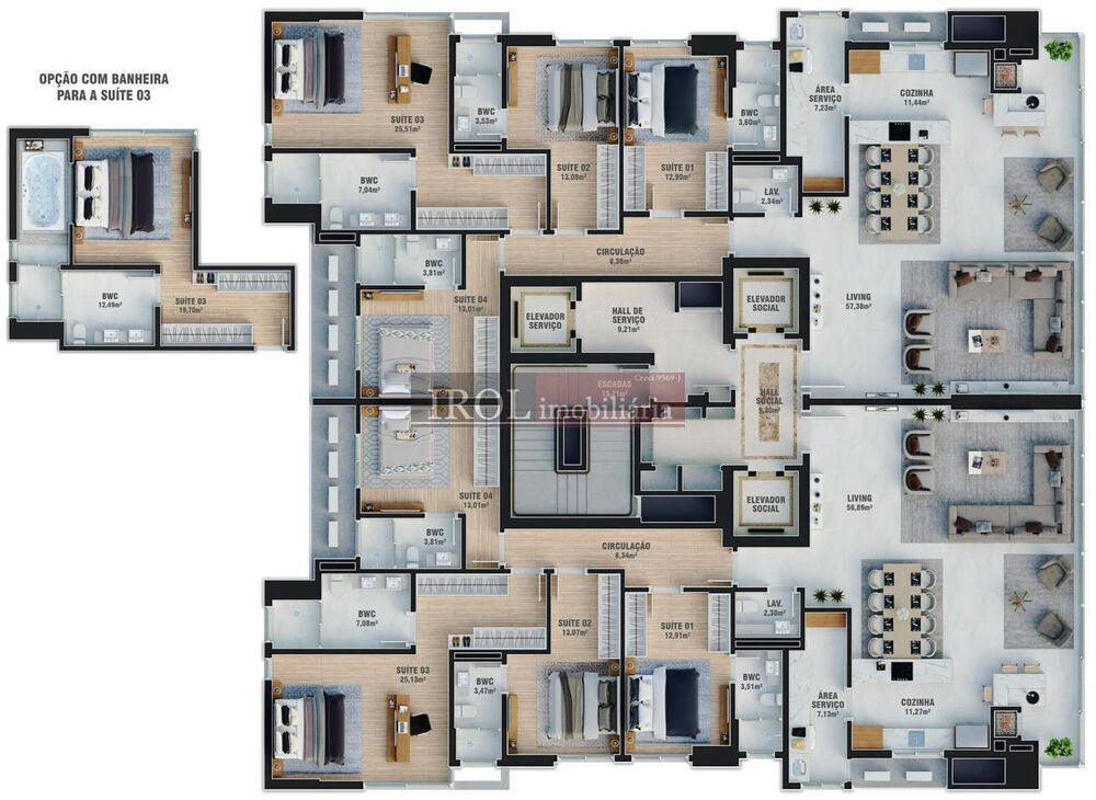Apartamento, 4 quartos, 197000 m² - Foto 26