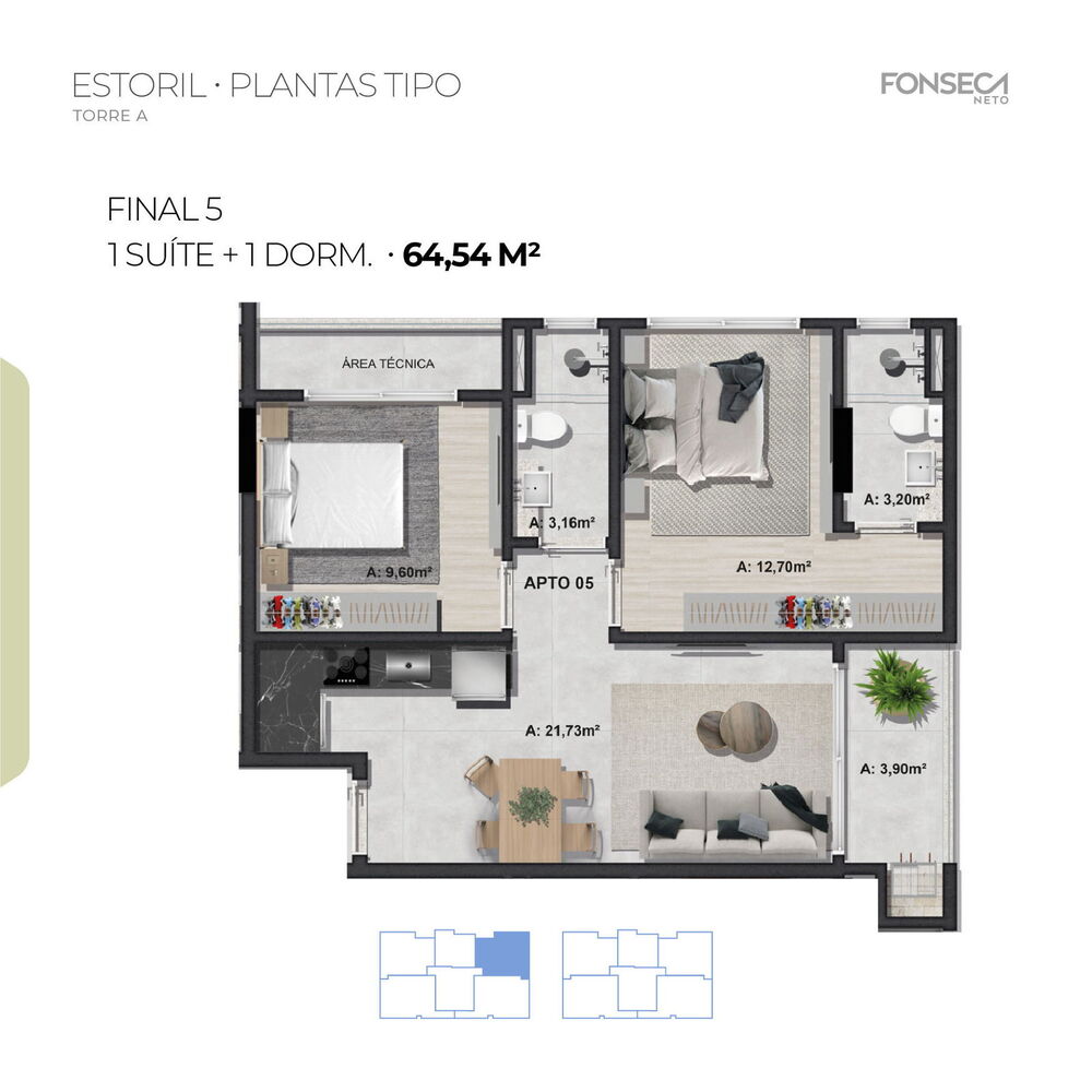 Apartamento, 1 quarto, 40 m² - Foto 42