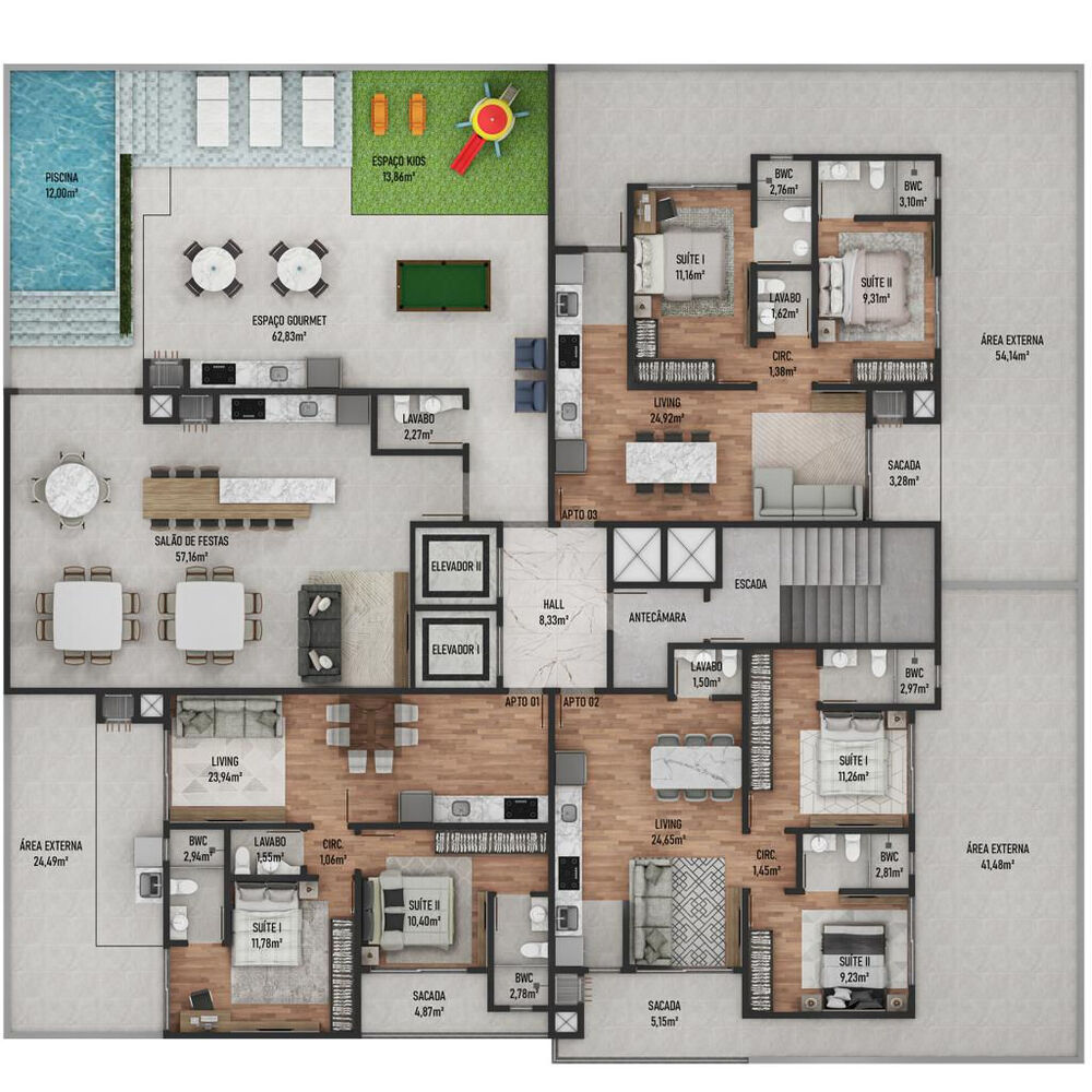 Apartamento, 2 quartos, 67 m² - Foto 13