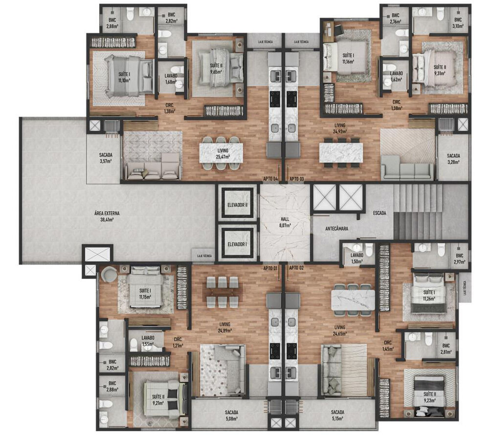 Apartamento, 2 quartos, 67 m² - Foto 14