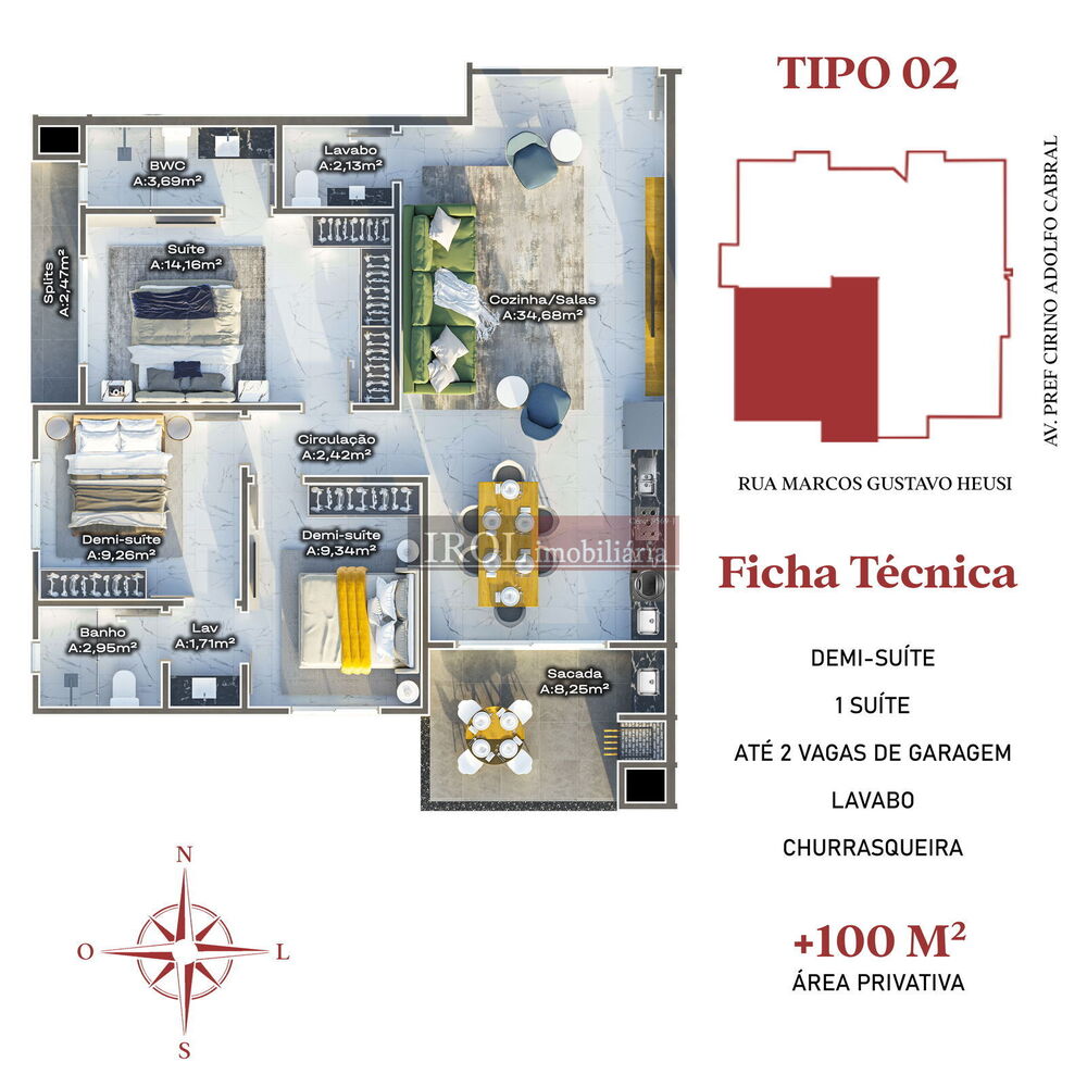 Apartamento, 2 quartos, 72 m² - Foto 10