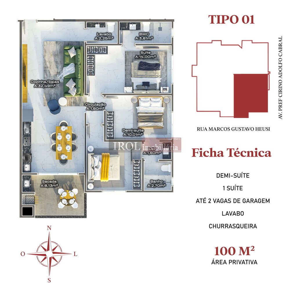 Apartamento, 2 quartos, 72 m² - Foto 9