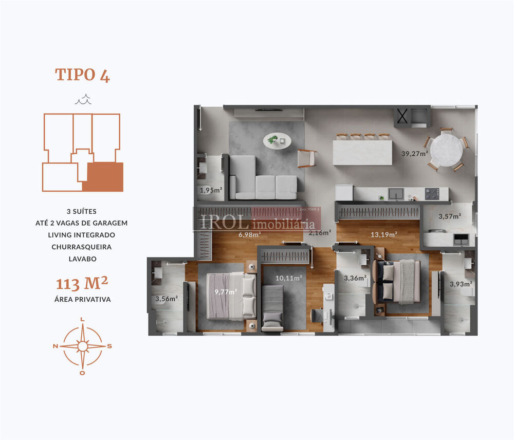 Apartamento, 3 quartos, 143 m² - Foto 11