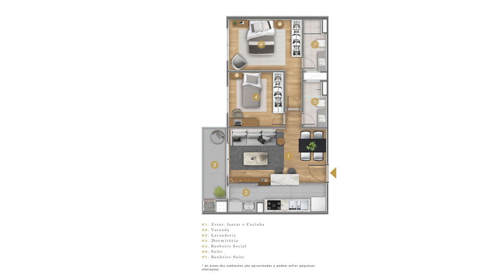 Apartamento, 2 quartos, 66 m² - Foto 23