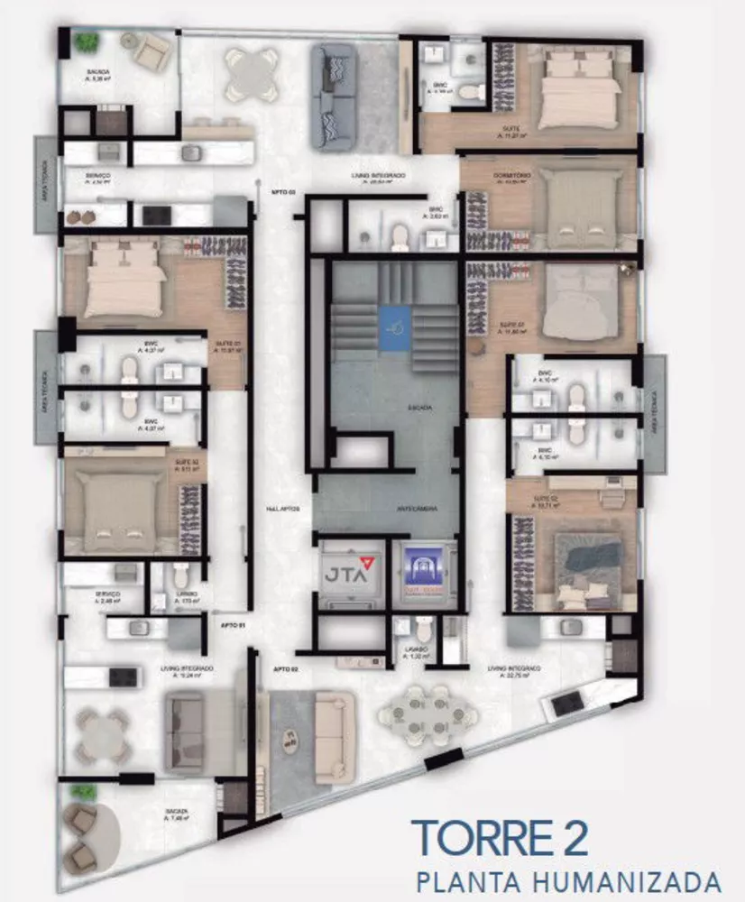 Apartamento, 2 quartos, 76 m² - Foto 9