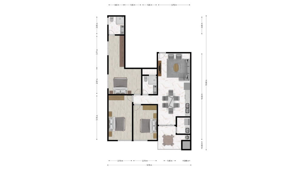 Apartamento, 1 quarto, 74 m² - Foto 5