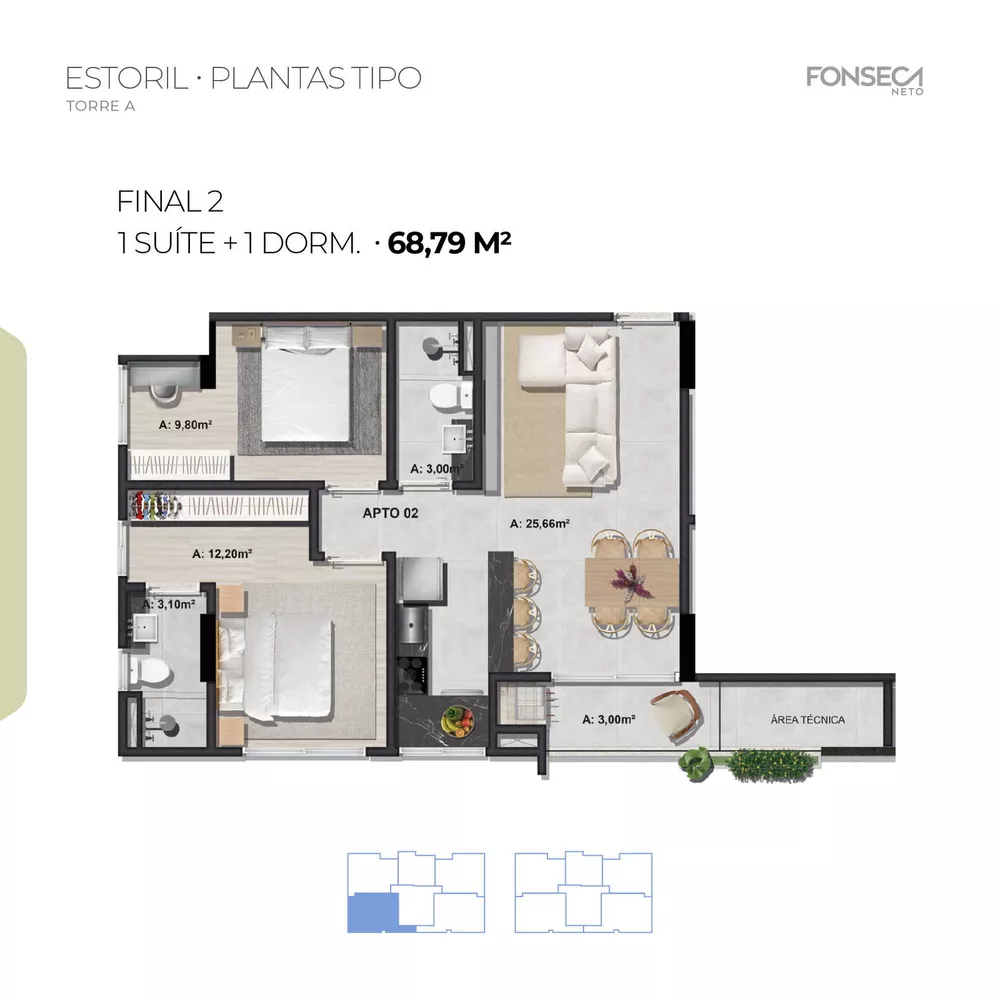 Apartamento, 2 quartos, 64 m² - Foto 39
