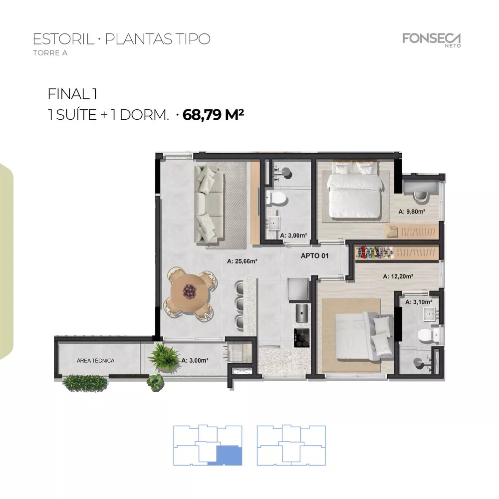 Apartamento, 2 quartos, 64 m² - Foto 38