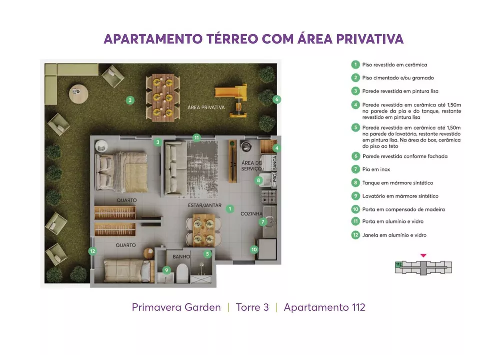 Apartamento à venda com 2 quartos, 41m² - Foto 5