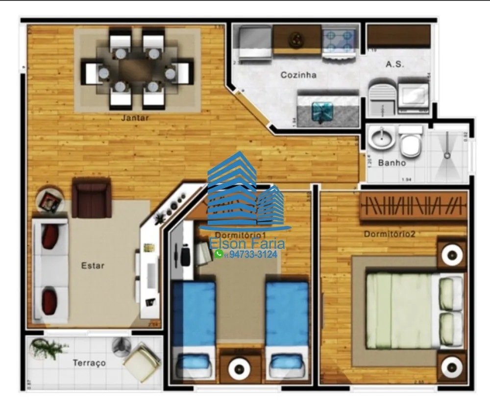 Apartamento, 2 quartos, 58 m² - Foto 12