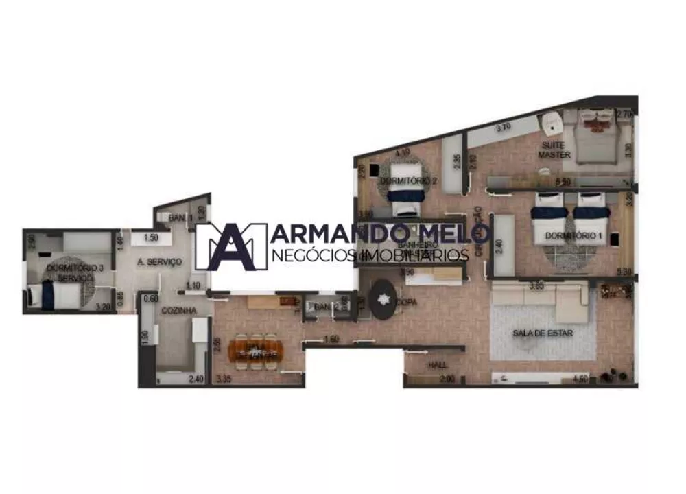 Apartamento, 3 quartos, 174 m² - Foto 18