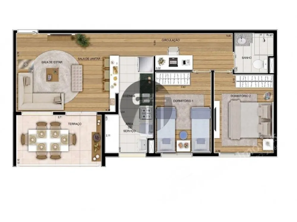Apartamento, 3 quartos, 78 m² - Foto 6