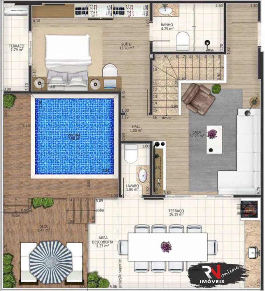 Cobertura, 3 quartos, 283 m² - Foto 11
