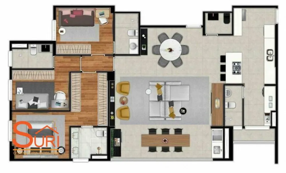 Apartamento, 4 quartos, 130 m² - Foto 2