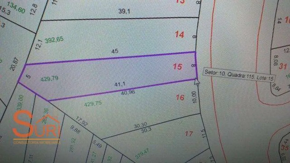 Terreno, 429 m² - Foto 2
