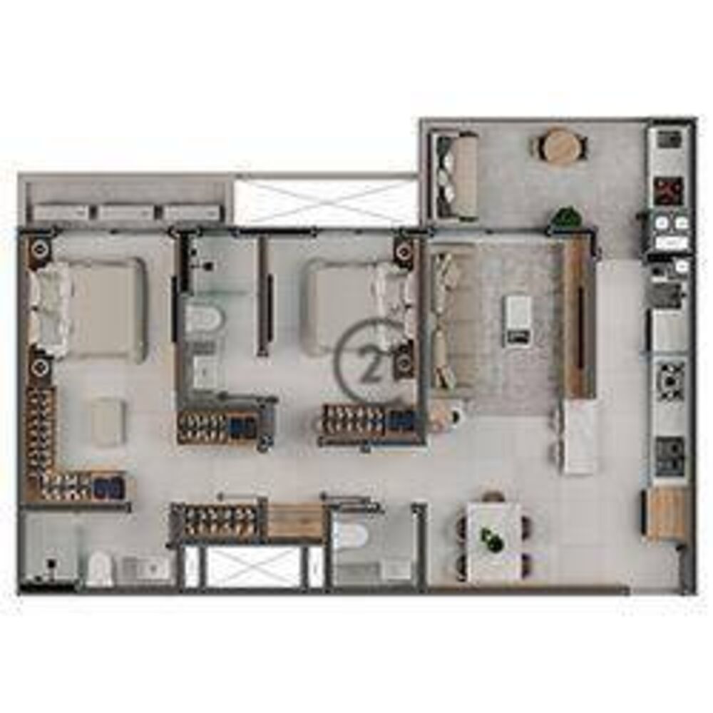 Apartamento, 2 quartos, 82 m² - Foto 6