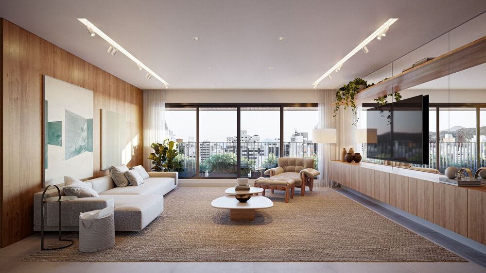 Apartamento à venda com 3 quartos, 183m² - Foto 2