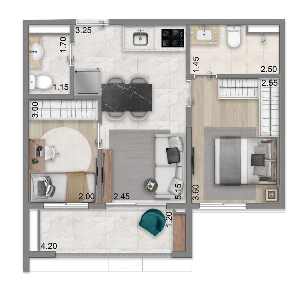 Apartamento, 2 quartos, 79 m² - Foto 12