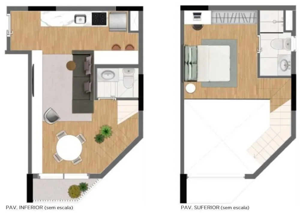 Apartamento, 1 quarto, 58 m² - Foto 10