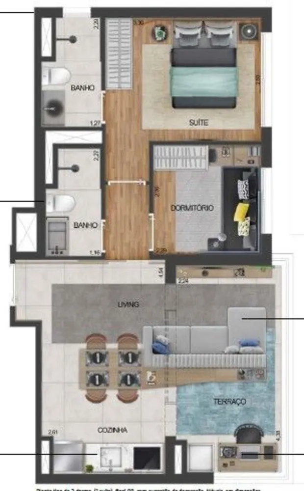 Apartamento, 1 quarto, 33 m² - Foto 9