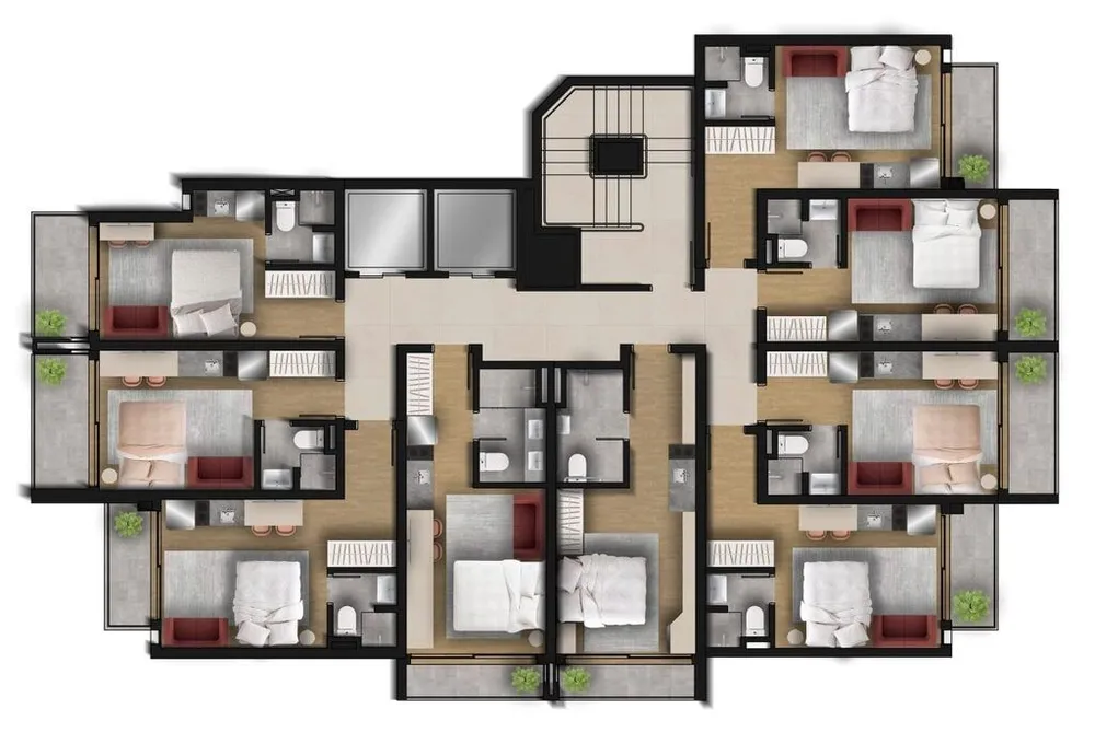 Apartamento, 1 quarto, 44 m² - Foto 2