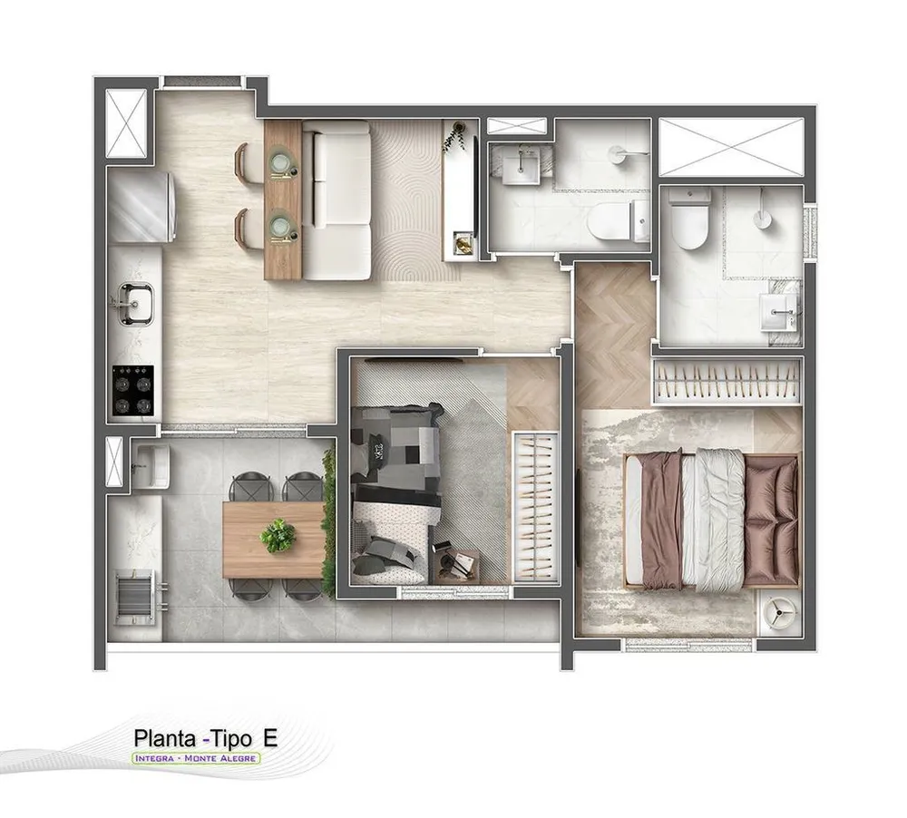 Apartamento, 1 quarto, 27 m² - Foto 8