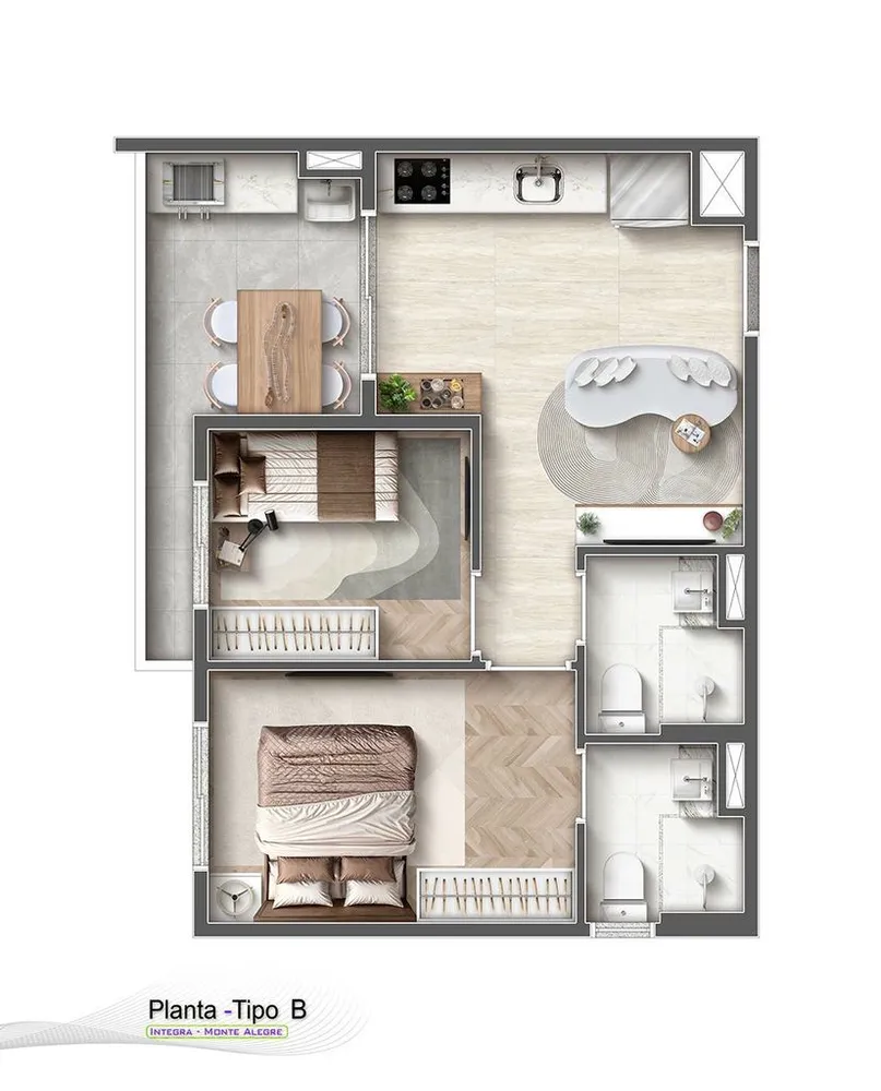 Apartamento, 1 quarto, 27 m² - Foto 7