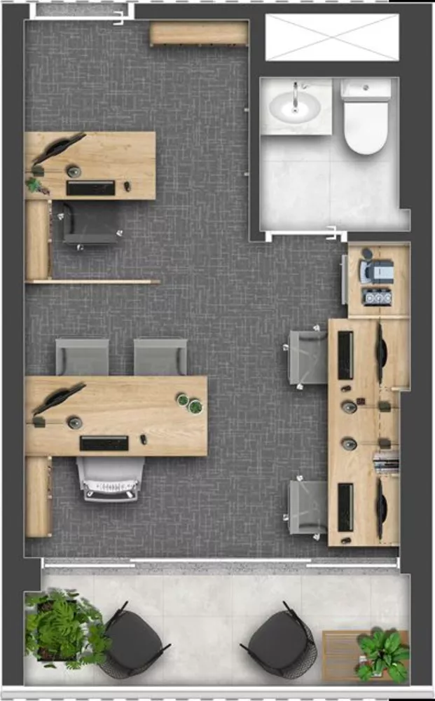 Sala-Conjunto, 21 m² - Foto 3