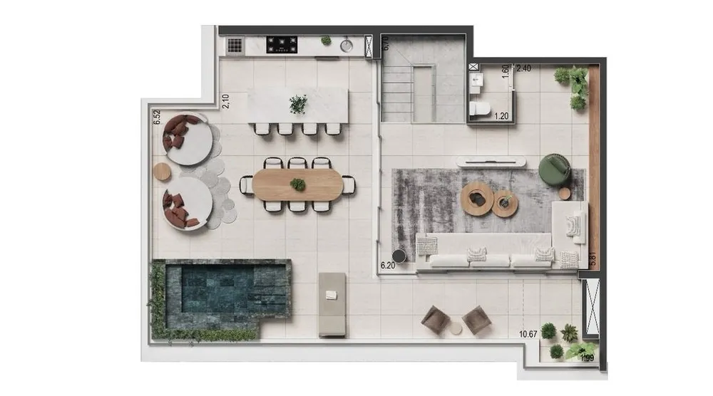 Cobertura, 3 quartos, 143 m² - Foto 12