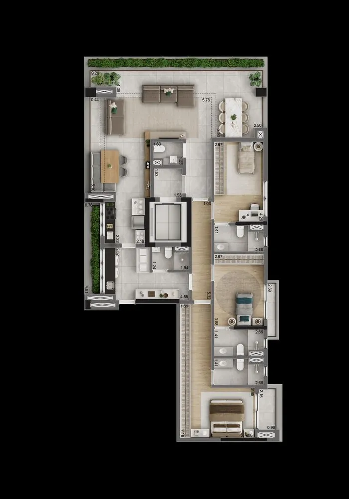 Apartamento, 2 quartos, 139 m² - Foto 16