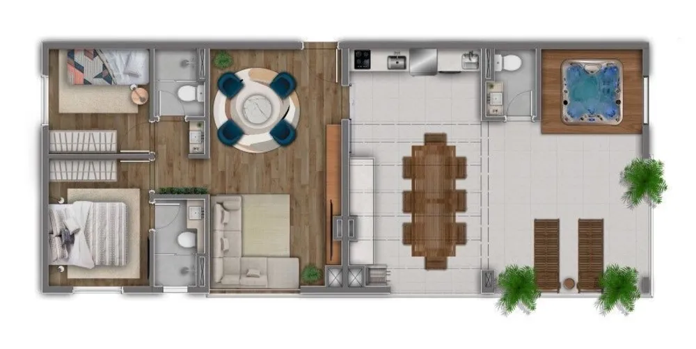 Cobertura, 2 quartos, 81 m² - Foto 8