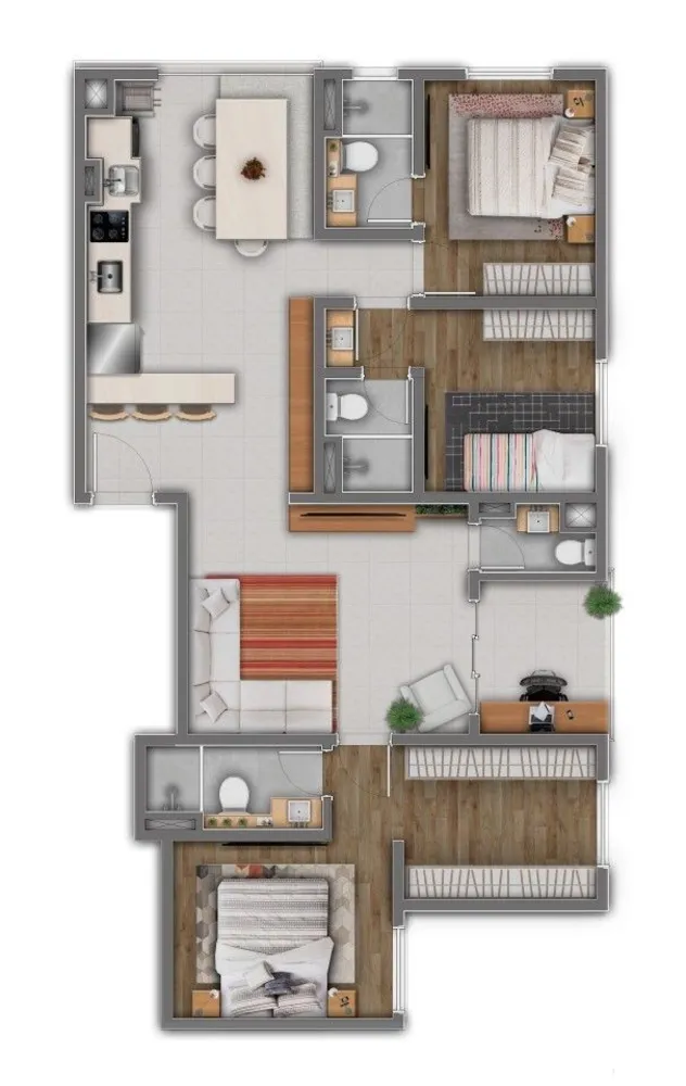 Cobertura, 2 quartos, 81 m² - Foto 10