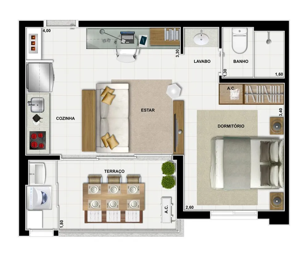 Apartamento, 3 quartos, 58 m² - Foto 17