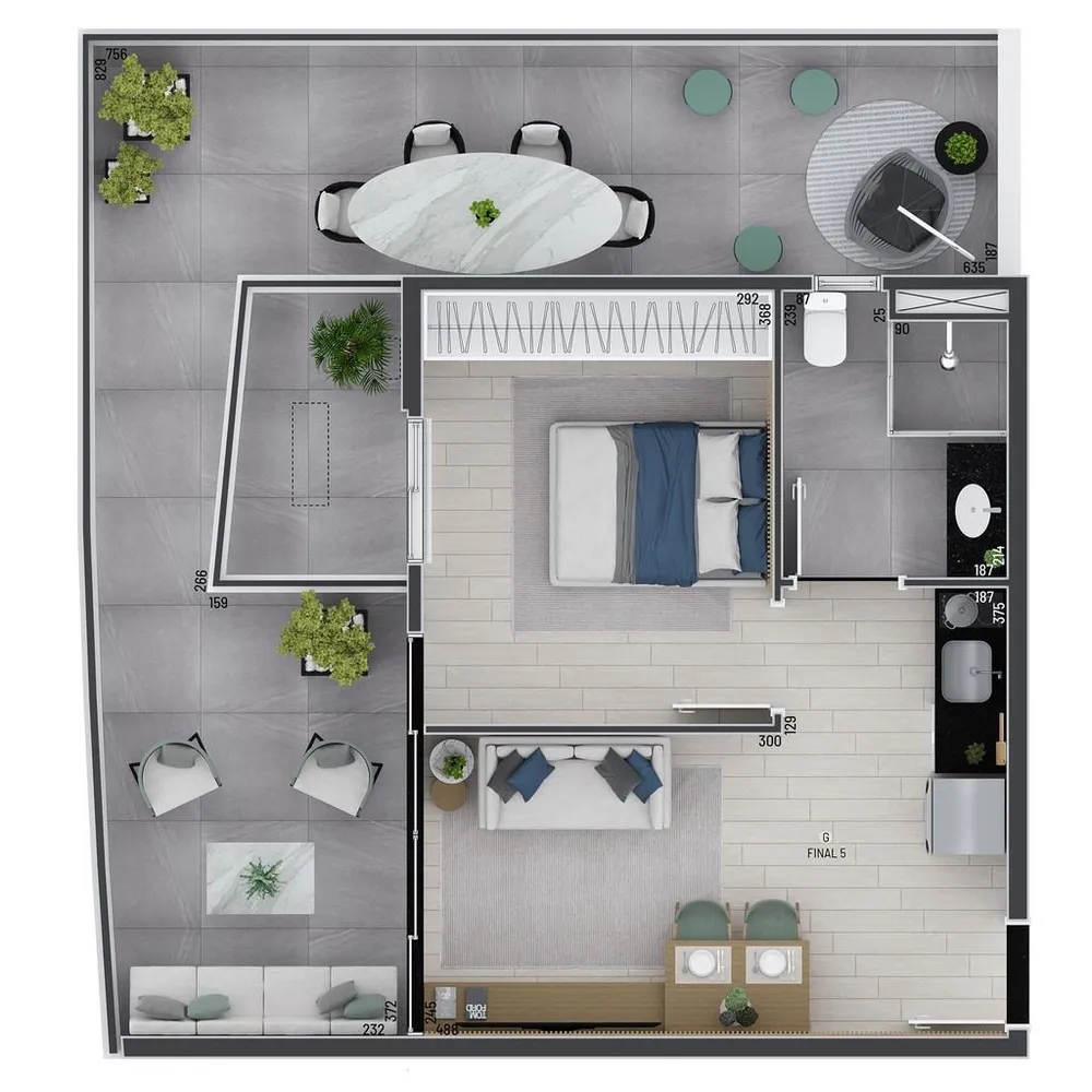 Kitnet-Studio, 31 m² - Foto 7