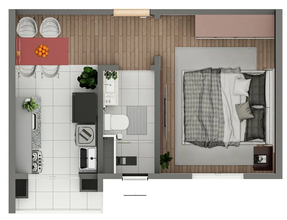 Apartamento, 2 quartos, 35 m² - Foto 7