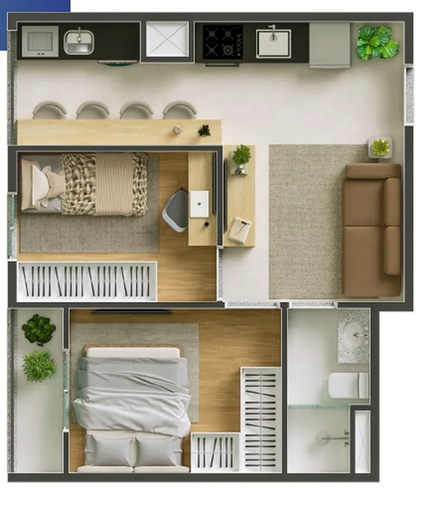 Apartamento, 1 quarto, 30 m² - Foto 10