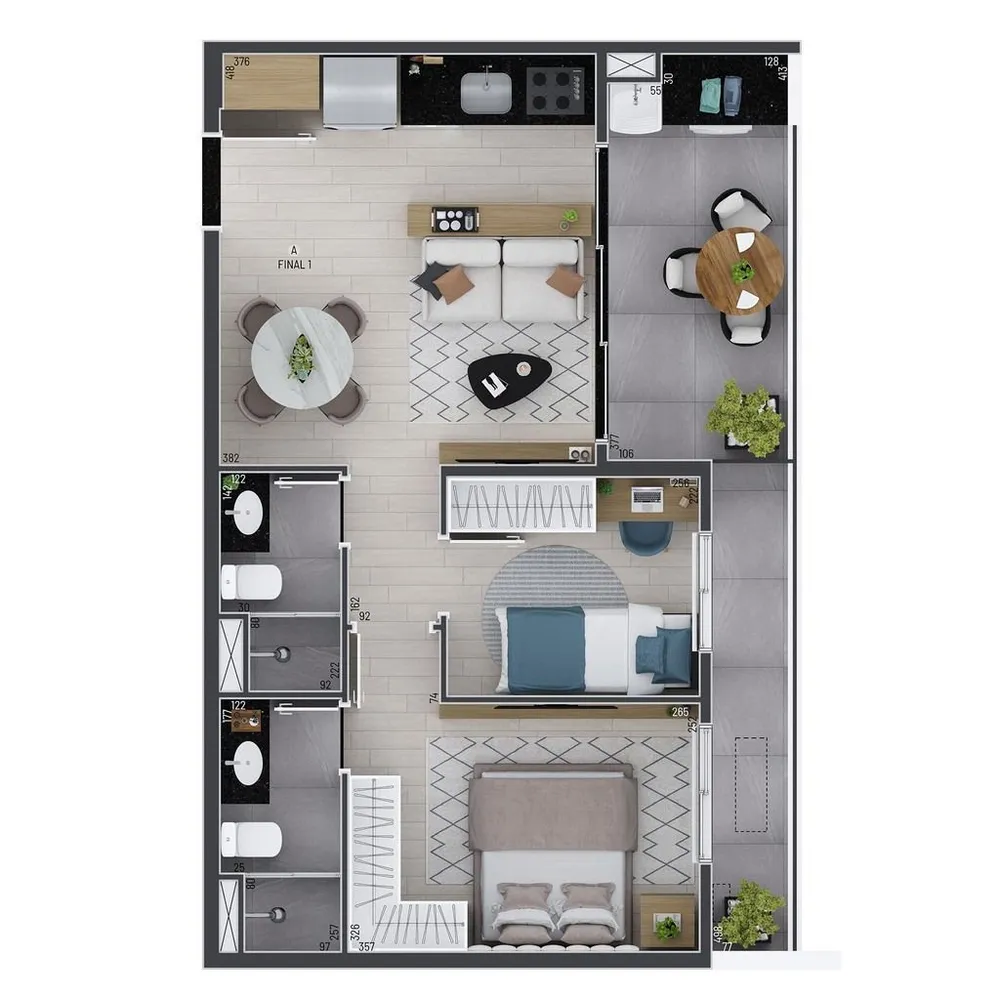 Apartamento, 2 quartos, 59 m² - Foto 6