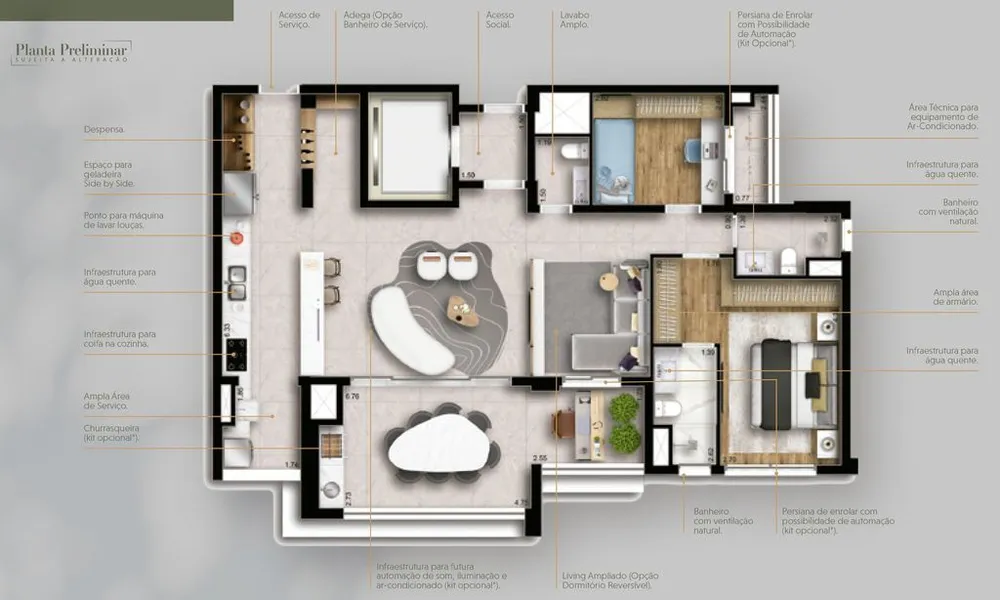 Apartamento, 2 quartos, 114 m² - Foto 12